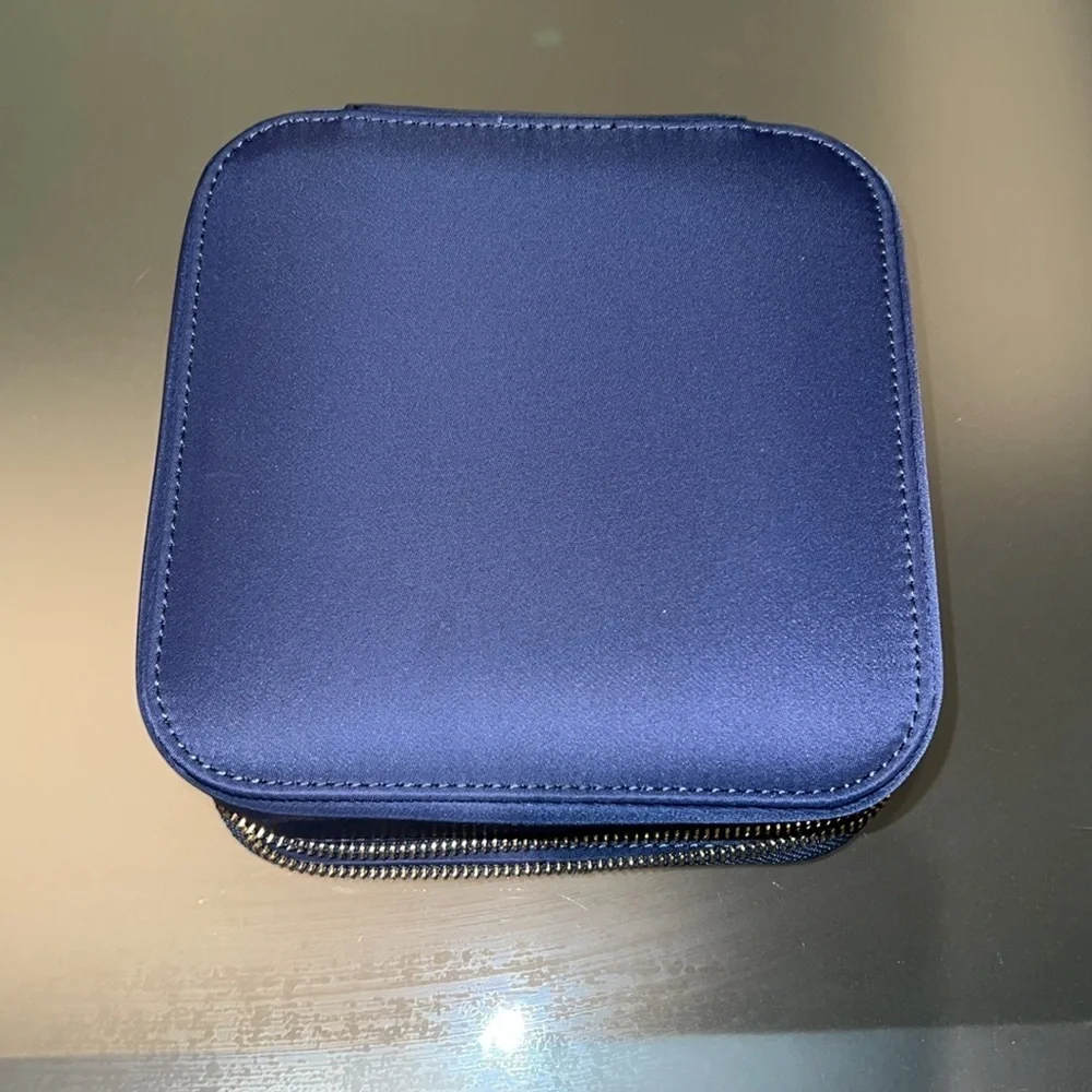 Stony Clover Lane iridescent navy jewelry box new